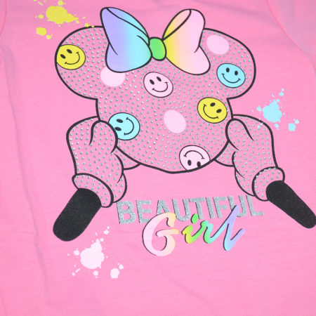 Compleu din doua piese pentru fete Happy House HH412, Roz [2]