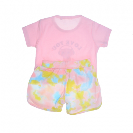 Compleu din doua piese pentru fete Happy House WB-2950, Roz [1]