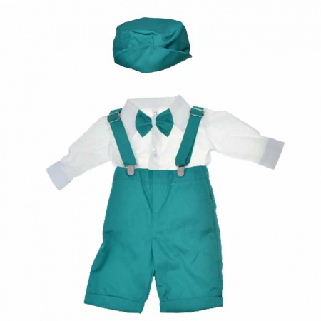 Costume elegante - Costum elegant din 5 piese pentru baieti Gabrielle Design 20623, Verde
