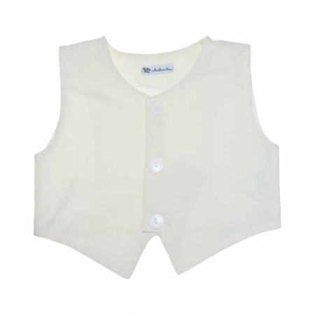 Costum elegant din 5 piese pentru baieti Andreeatex 030623, Crem [3]