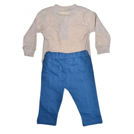 Compleu format din 2 piese, pentru baieti, Mini Junior 2461A, Albastru [2]