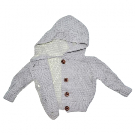 Compleu format din 2 piese, pentru baieti, Mini Junior 7821G, Gri [4]