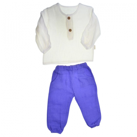 Compleuri baieti maneca lunga - Compleu format din 2 piese, pentru baieti, Mini Junior CMP2508-68, Multicolor