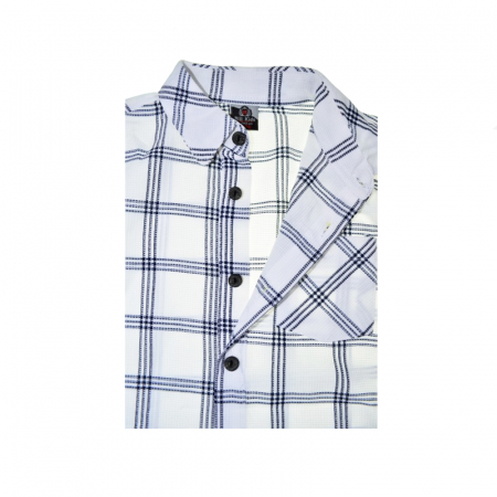 Compleu format din 3 piese pantaloni, camasa si bretele pentru baieti Mini Junior COMP-1271, Albastru [4]