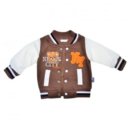 Compleu format din 3 piese, pentru baieti, Mini Junior 1394M, Maro [4]