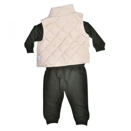 Compleu format din 3 piese, pentru baieti, Mini Junior 2037V, Verde [1]