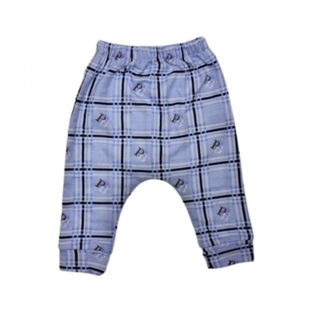 Compleu in carouri, format din 3 piese, pentru baieti, Mini Junior 1322A, Albastru [2]