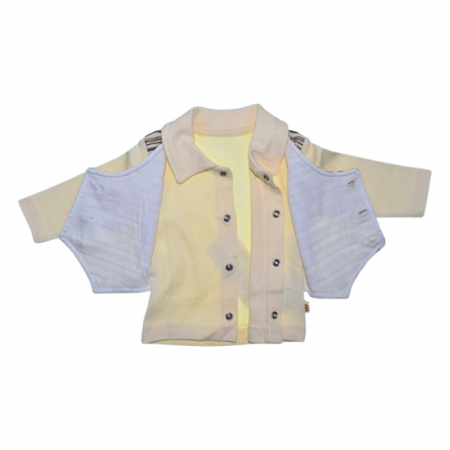 Compleu format din 6 piese, pentru baieti, Mini Junior 17071C, Crem [4]