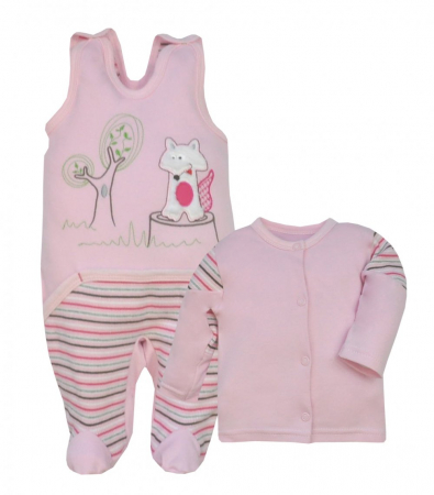 Compleuri  fete maneca lunga - Compleu pentru copii Koala Foksik 2096-R-74, Roz