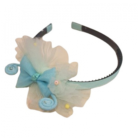 Accesorii par fetite - Cordeluta pentru fete  Mini Junior MJ010324-13, Albastru