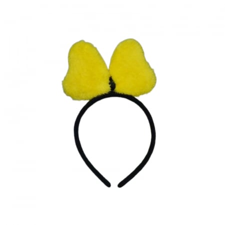Accesorii par fetite - Cordeluta Minnie pentru fete, Mini Junior MJ190225, Galben
