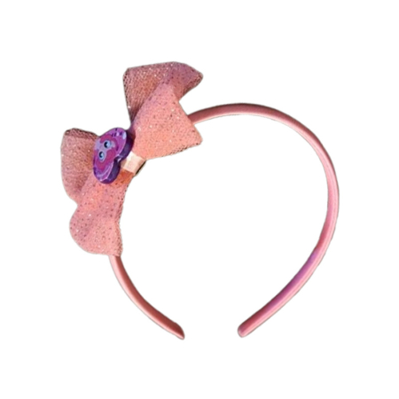 Accesorii par fetite - Cordeluta pentru fete,  Mini Junior C1912-2, Roz