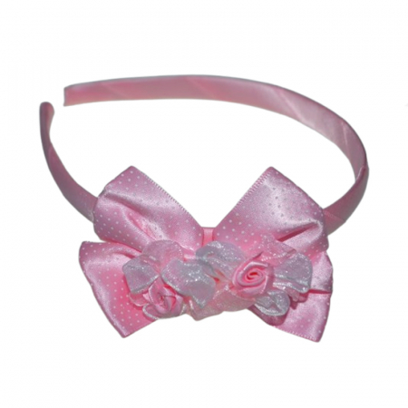 Accesorii par fetite - Cordeluta pentru fete  Mini Junior ELS-MJ8, Roz