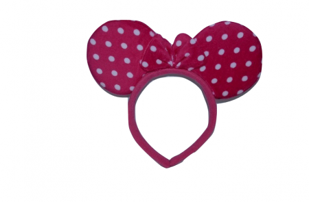 Accesorii par fetite - Cordeluta pentru fete cu urechi de Minnie-Midex E5291-F, Fucsia