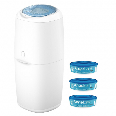 Cos ermetic pentru scutece Angelcare 100774-1A, Alb [5]