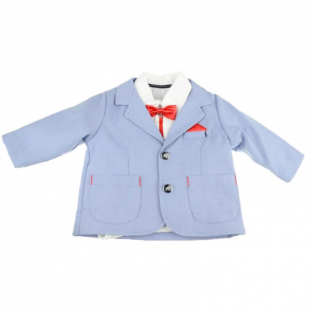 Costum botez 5 piese pentru baieti Colibra 8072062 [1]