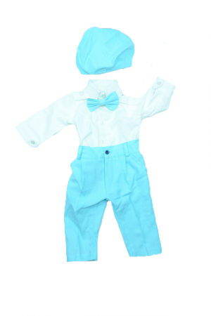 Costum botez 5 piese pentru baieti Colibri CCB-003 [4]