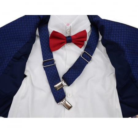 Costum botez 6 piese pentru baieti Colibri 2054B [1]