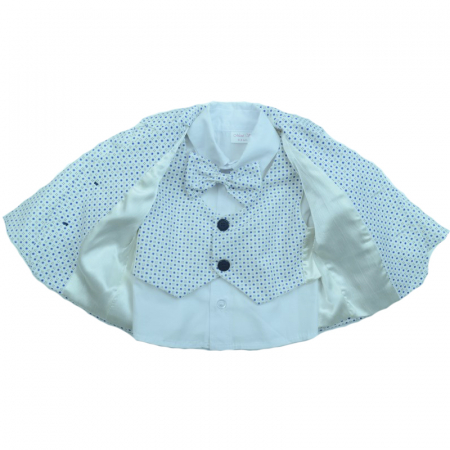 Costum botez 6 piese pentru baieti Micul Vip MCVB2 [3]