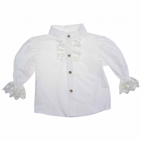Costum botez din 4 piese pentru baieti Duomar 20623-6, Crem [2]