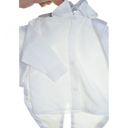 Costum botez din 5 piese pentru baieti Babylia 030823, Gri [3]