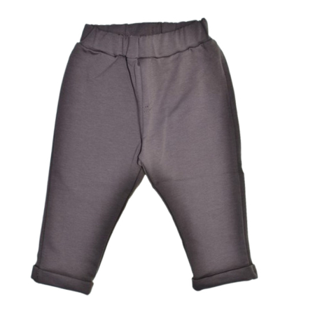 Costum casual de bumbac, în carouri, pentru baieti, GT 0534-68, Gri [1]