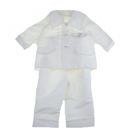 Costume elegante de la 0 la 9 luni - Costum de botez 2 piese pentru baieti Mini Junior CEB-58