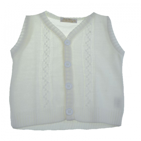 Costum de botez 4 piese pentru baieti Mini Junior CEB-38 [4]