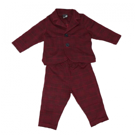 Costume elegante - Costum elegant 2 piese pentru baieti Atut CB8411-74, Visiniu