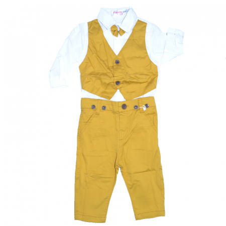 Costume elegante - Costum elegant 5 piese pentru baieti Vitamins VTM-9, Galben