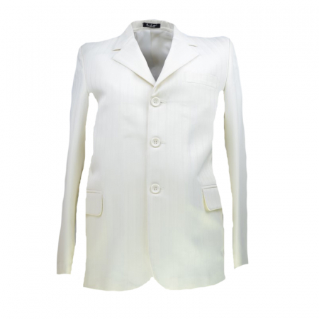 Costum elegant 2 piese pentru baieti LA Kids 01-CC-152-158-cm, Crem [3]