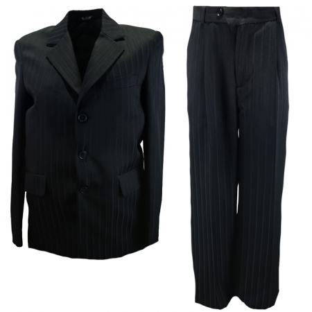Costume elegante - Costum elegant 2 piese pentru baieti LA Kids CE-17-152-158-cm, Negru