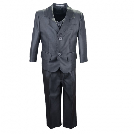 Costume elegante - Costum elegant 3 piese pentru baieti Janke CEB-01-80-cm, Negru
