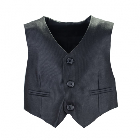 Costum elegant 3 piese pentru baieti Janke CEB-01-80-cm, Negru [4]