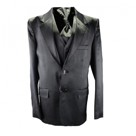 Costum elegant 4 piese pentru baieti LA Kids 1070-1-146-cm, Gri [2]