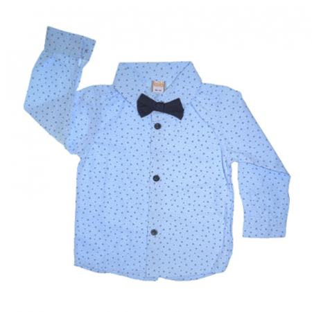 Costum elegant 4 piese pentru baieti Laila LL0109A-92, Albastru [2]