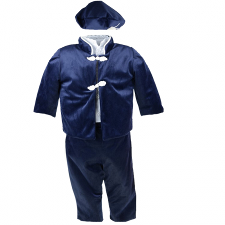 Costume elegante de la 0 la 9 luni - Costum elegant 4 piese pentru baieti Mini Bimbi C1B-98-cm, Bleumarin