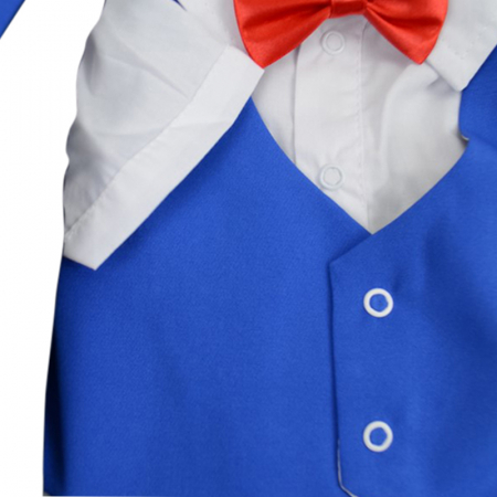 Costum elegant 5 piese pentru baieti Andreeatex CSS-5673-68, Albastru [2]