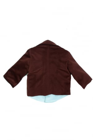 Costum elegant 5 piese pentru baieti Colibri 2013-M-80-cm, Maro [2]