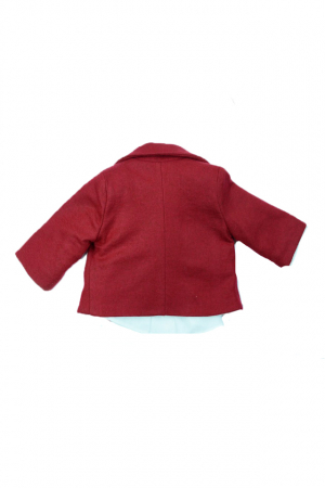 Costum elegant 6 piese pentru baieti Colibri 2035-RO-80-cm, Rosu [2]