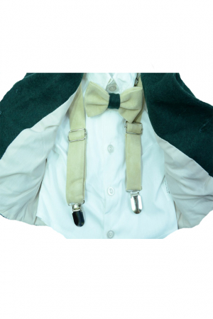 Costum elegant 6 piese pentru baieti Colibri 2035-V-80-cm, Verde [3]
