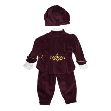 Costum elegant din 6 piese pentru baieti Mini Junior 030323-V, Visiniu [1]