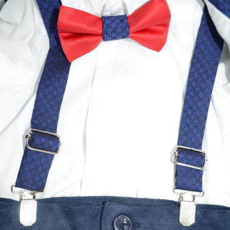 Costum elegant 6 piese pentru baieti Colibri CMV-0740-3, Bleumarin [2]