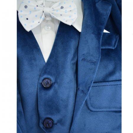 Costum elegant 6 piese pentru baieti Mini Junior CMV-0740-1, Bleumarin [3]