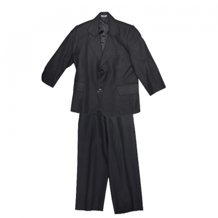 Costume elegante - Costum elegant din 2 piese pentru baieti LA Kids 1053, Negru