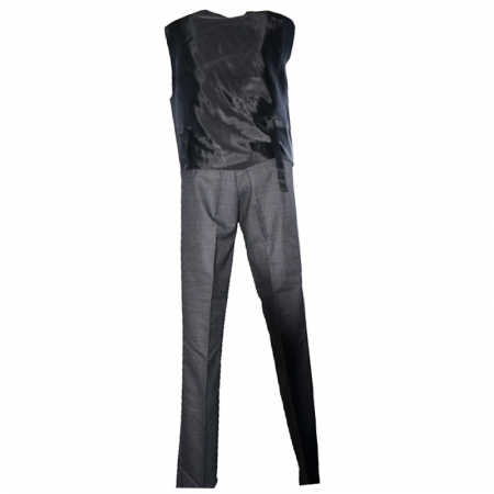 Costum elegant din 3 piese pentru baieti LA Kids LK0108G, Gri [2]