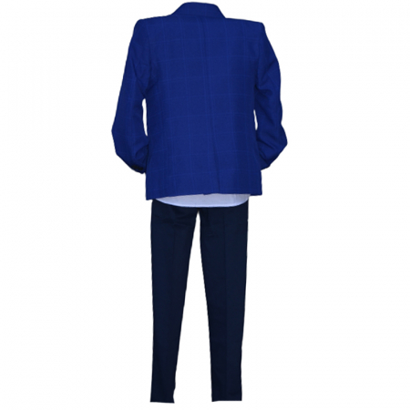 Costum elegant din 4 piese LOOKS KIDS pentru baieti KM1703A, Albastru [1]