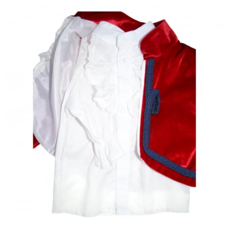 Costum elegant din 4 piese pentru baieti Andreeatex 030323-RS, Rosu [2]