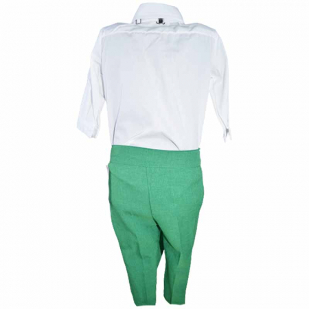 Costum elegant din 4 piese pentru baieti Colibri 070623-V, Verde [1]