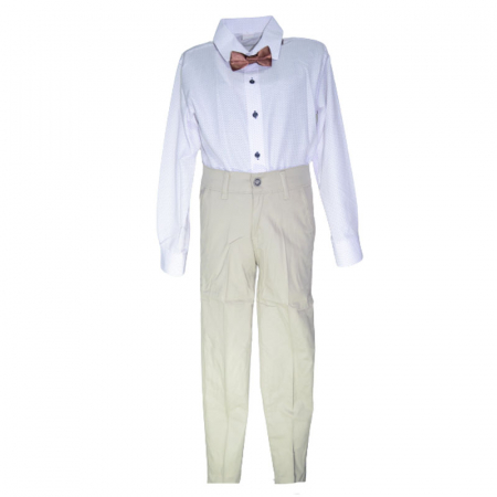 Costum elegant din 4 piese pentru baieti LOOKS KIDS KM2530-86, Rosu [2]